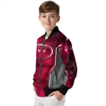 custom chicago bulls power plate red bomber jacket best selling