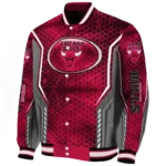 custom chicago bulls power plate red varsity jacket best selling.webp