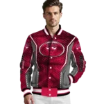 custom chicago bulls power plate red varsity jacket best selling.webp