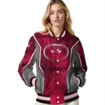 custom chicago bulls power plate red varsity jacket best selling.webp