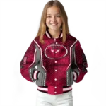 custom chicago bulls power plate red varsity jacket best selling.webp
