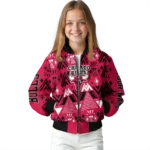 custom chicago bulls pyramid shapes red bomber jacket best selling