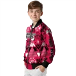 custom chicago bulls pyramid shapes red bomber jacket best selling