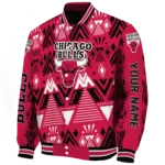 custom chicago bulls pyramid shapes red varsity jacket best selling.webp