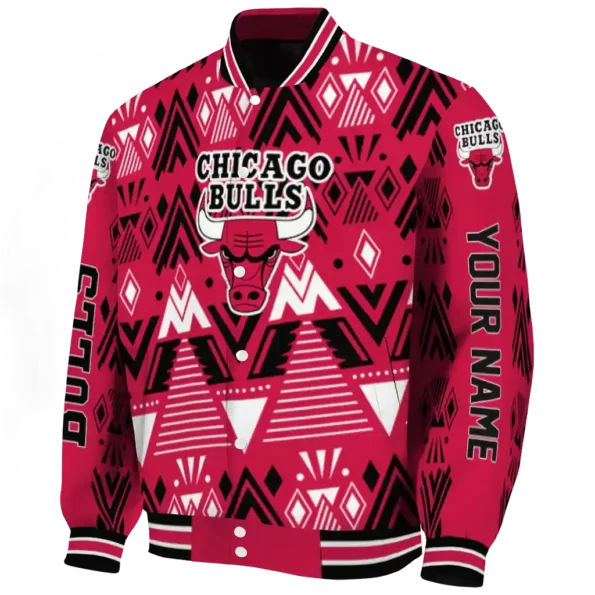 custom chicago bulls pyramid shapes red varsity jacket best selling.webp