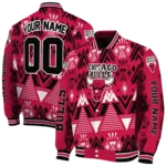 custom chicago bulls pyramid shapes red varsity jacket best selling.webp