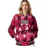 custom chicago bulls pyramid shapes red varsity jacket best selling.webp