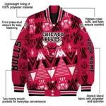 custom chicago bulls pyramid shapes red varsity jacket best selling.webp