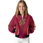 custom cleveland cavaliers chevron arrow wine bomber jacket best selling