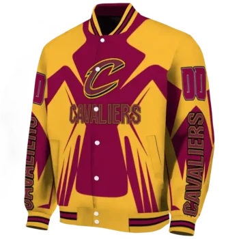 custom cleveland cavaliers spider mark wine varsity jacket best selling.webp
