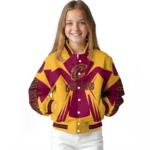 custom cleveland cavaliers spider mark wine varsity jacket best selling.webp