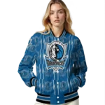 custom dallas mavericks bolt stripe blue varsity jacket best selling.webp
