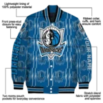 custom dallas mavericks bolt stripe blue varsity jacket best selling.webp