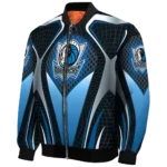 custom dallas mavericks mesh chest black bomber jacket best selling