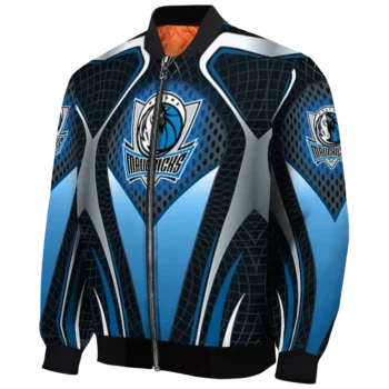 custom dallas mavericks mesh chest black bomber jacket best selling