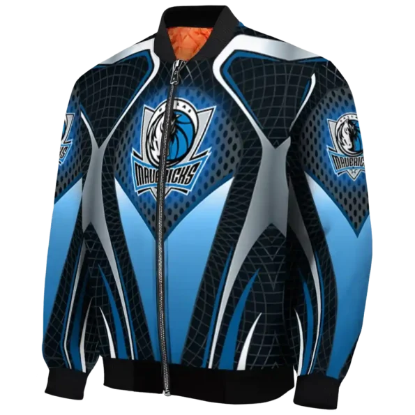 custom dallas mavericks mesh chest black bomber jacket best selling