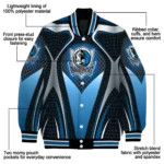 custom dallas mavericks mesh chest black varsity jacket best selling.webp