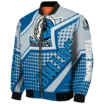 custom dallas mavericks star burst blue bomber jacket best selling