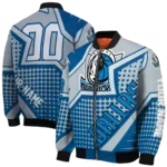 custom dallas mavericks star burst blue bomber jacket best selling
