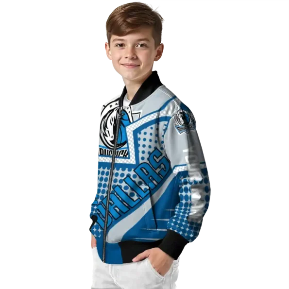 custom dallas mavericks star burst blue bomber jacket trendy