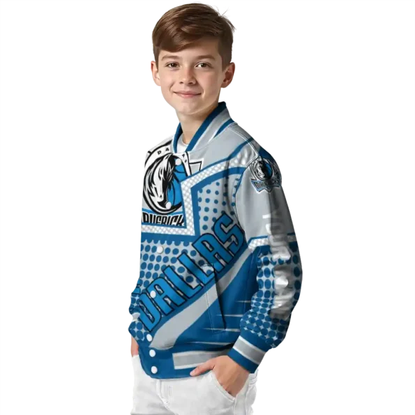 custom dallas mavericks star burst blue varsity jacket trendy.webp