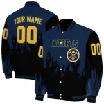 custom denver nuggets flame border blue black varsity jacket best selling.webp