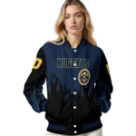 custom denver nuggets flame border blue black varsity jacket best selling.webp