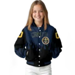 custom denver nuggets flame border blue black varsity jacket best selling.webp