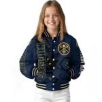 custom denver nuggets hexagon cluster blue black varsity jacket best selling.webp