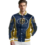 custom denver nuggets power plate blue varsity jacket best selling.webp