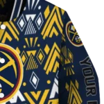 custom denver nuggets pyramid shapes blue varsity jacket best selling.webp