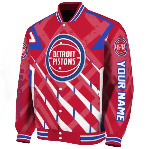 custom detroit pistons chevron angles red varsity jacket best selling.webp