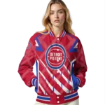 custom detroit pistons chevron angles red varsity jacket best selling.webp
