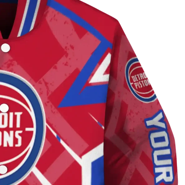custom detroit pistons chevron angles red varsity jacket premium grade.webp