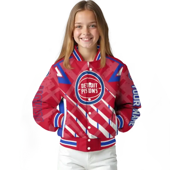 custom detroit pistons chevron angles red varsity jacket top rated.webp