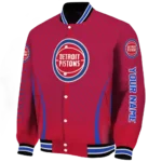 custom detroit pistons chevron arrow red varsity jacket best selling.webp