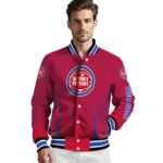 custom detroit pistons chevron arrow red varsity jacket best selling.webp