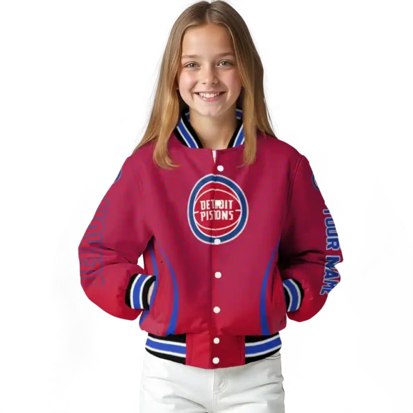custom detroit pistons chevron arrow red varsity jacket top rated.webp