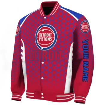 custom detroit pistons hexagon grid red varsity jacket best selling.webp