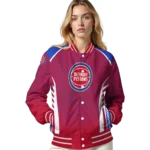 custom detroit pistons hexagon grid red varsity jacket best selling.webp