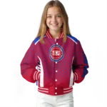 custom detroit pistons hexagon grid red varsity jacket best selling.webp
