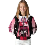 custom detroit pistons mesh effect red black bomber jacket best selling