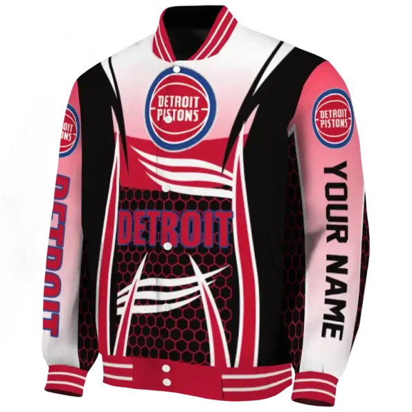 custom detroit pistons mesh effect red black varsity jacket best selling.webp