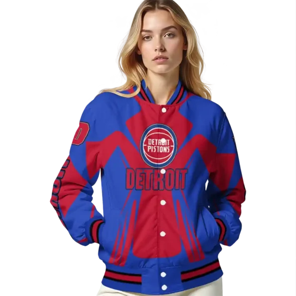 custom detroit pistons spider mark red varsity jacket latest model.webp