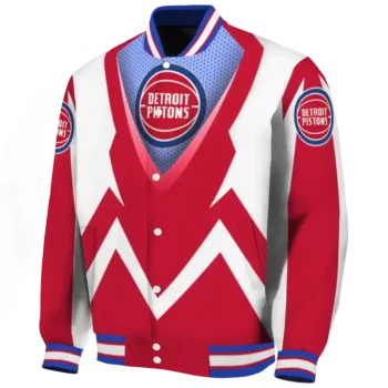 custom detroit pistons v stripes red white varsity jacket best selling.webp
