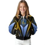 custom golden state warriors mesh chest black bomber jacket best selling