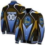custom golden state warriors mesh chest black varsity jacket best selling.webp