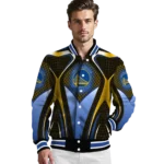 custom golden state warriors mesh chest black varsity jacket best selling.webp