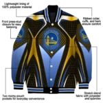 custom golden state warriors mesh chest black varsity jacket best selling.webp