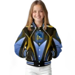 custom golden state warriors mesh chest black varsity jacket best selling.webp